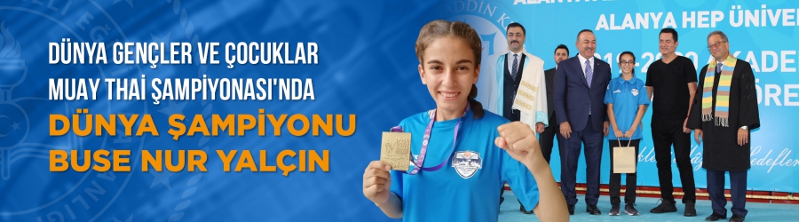 Dünya Gençler ve Çocuklar Muay Thai Şampiyonası'nda Dünya Şampiyonu Buse Nur Yalçın