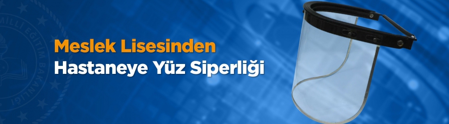 Çaycuma Mesleki ve Teknik Anadolu Lisesi, koronavirüsle mücadele kapsamında yaptıkları siperlikleri Çaycuma Devlet Hastanesine teslim etti.