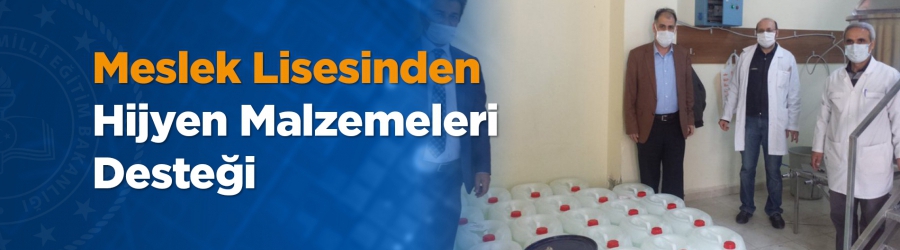 Fatih Kadırga Mesleki ve Teknik Anadolu Lisesi hijyen malzemeleri üretimine başladı