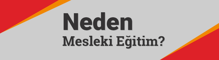 NEDEN MESLEKİ VE TEKNİK EĞİTİM	