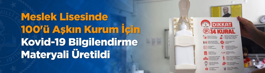 100'ü Aşkın Kurum İçin Kovid-19 Bilgilendirme Materyali