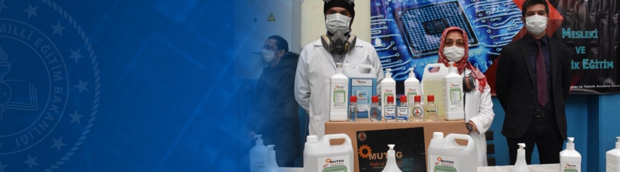Muğla Şehit Ziya İlhan Dağdaş Mesleki ve Teknik Anadolu Lisesi öğretmenleri, yeni tip koronavirüs sürecinde 70 bin litre dezenfektan üretti.