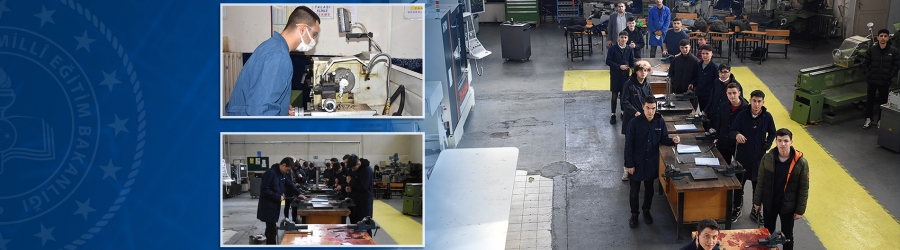 Bursa'da Makine Parçası Üreten Meslek Lisesi 27 Ülkeye İhracat Yapıyor