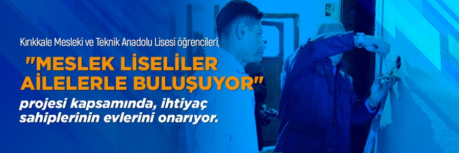 Kırıkkale Mesleki ve Teknik Anadolu Lisesi Öğrencileri'nden Örnek Davranış