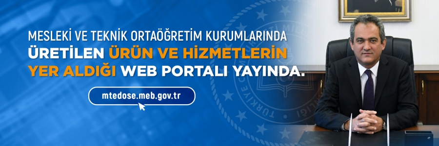 Meslek Liseli Öğrencilerinin Üretimleri için Dijital Portal Yayında