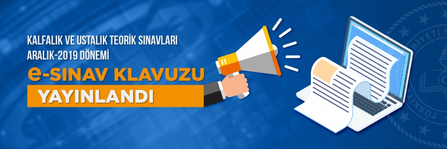 KALFALIK ve USTALIK TEORİK e-SINAV KILAVUZU yayınlandı