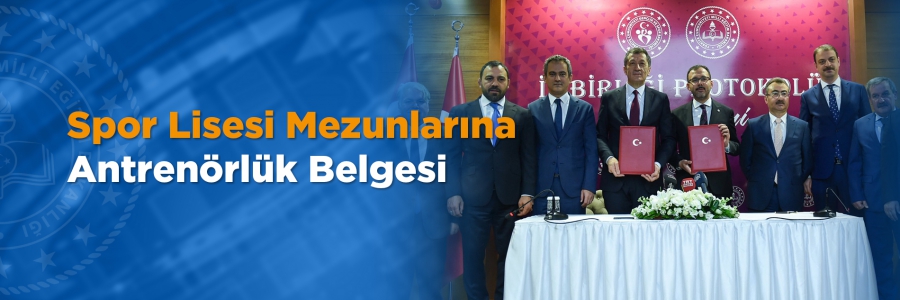 Spor Lisesi Mezunlarına Antrenörlük Belgesi