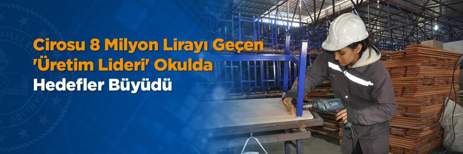 Cirosu 8 Milyon Lirayı Geçen 'Üretim Lideri' Okulda Hedefler Büyüdü