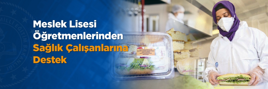 Sancaktepe Eyüp Sultan Mesleki ve Teknik Anadolu Lisesi öğretmenleri, Ramazan ayı boyunca sağlık çalışanları için sahur yemeği hazırlayacak.