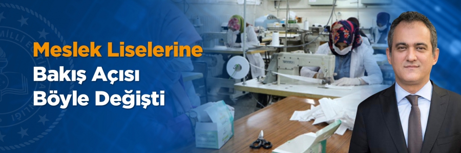 Üretime dayalı eğitim’in öneminin bir kez daha kanıtlandığı pandemi sürecinde mesleki ve teknik liselerin toplumdaki algısı da yıkıldı.