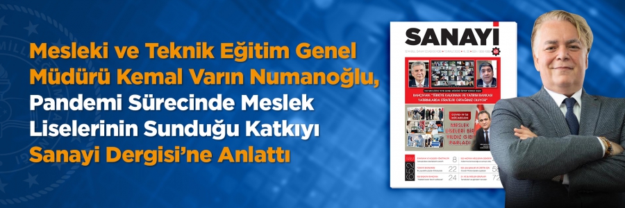 Pandemi sürecinde meslek liseleri, ihtiyaç duyulan ürünleri seri bir şekilde üreterek sağlık çalışanlarının ve toplumun hizmetine sunuyor.