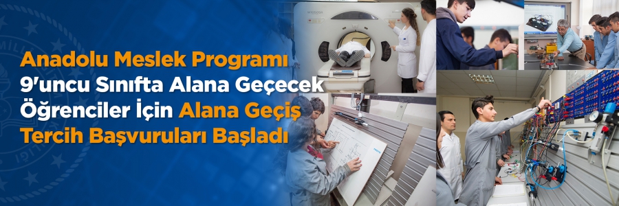 26 Eylül tarihi itibariyle öğrenciler, e-Okul Sistemi üzerinden meslek alanlarına geçiş  için tercihlerini yapmaya başladılar. Tercihler 1 Ekim 2020tarihine kadar devam edecektir.