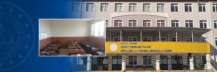 Meslek Lisesi Öğrencileri Zeytin Dalı Harekat Bölgesindeki Okulların Onarımını Yaparak Suriyeli Öğrenciler İçin Gelecek Hazırlıyor