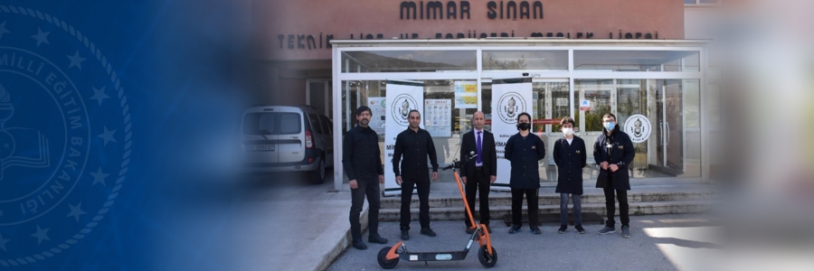 Meslek Lisesinde Üretilen Elektrikli Scooter İçin Siparişler Gelmeye Başladı