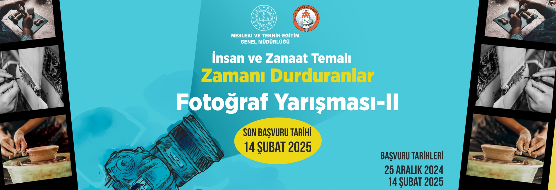 “İnsan ve Zanaat” Temalı Zamanı Durduranlar Fotoğraf Yarışması-II Başladı