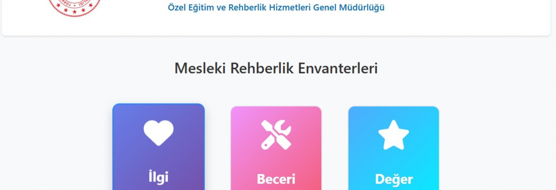 ÖĞRENCİLERİN MESLEKİ YÖNELİMLERİNİ GÜÇLENDİRECEK ENVANTERLER UYGULANACAK